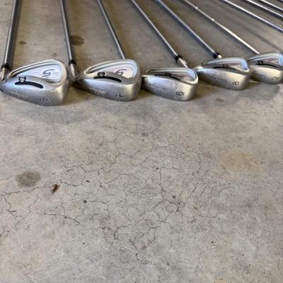 Fujikara & Mamiya Irons & Woods With Golf Bags (G-MG)