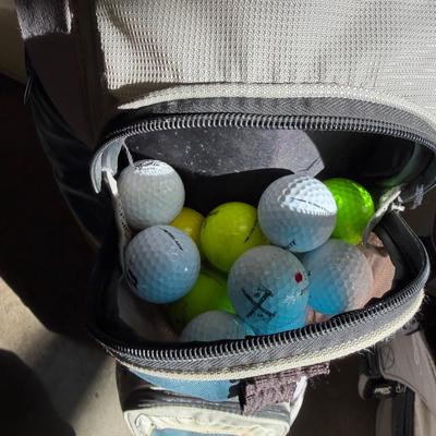 Fujikara & Mamiya Irons & Woods With Golf Bags (G-MG)