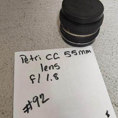 Sale Photo Thumbnail #837: Petri C.C. 55 mm lens
