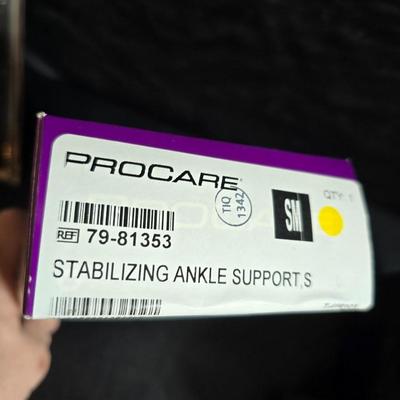 Brand new back brace size Large with Ankle brace