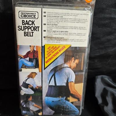 Brand new back brace size Large with Ankle brace