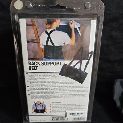 Brand new back brace size Large with Ankle brace
