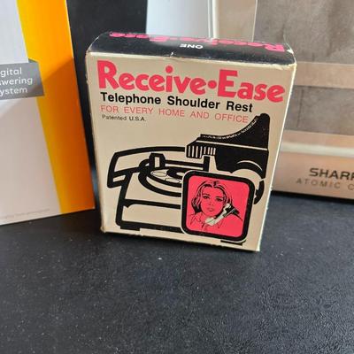 Brand new AT&T Corded answering system - atomic clock - with Notepads - World paper weight - and phone & addresses book