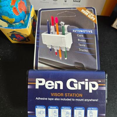 Brand new AT&T Corded answering system - atomic clock - with Notepads - World paper weight - and phone & addresses book