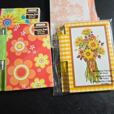 Brand new AT&T Corded answering system - atomic clock - with Notepads - World paper weight - and phone & addresses book