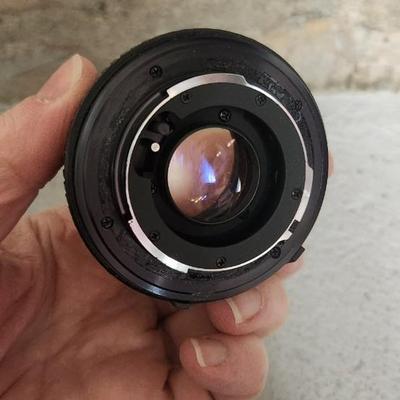 Sale Photo Thumbnail #860: Minolta Rokkor x 45 mm lens - orange writing