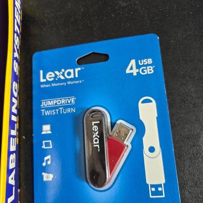 Brand new HP Desk Jet 2724 printer - Lexar 4GP USB Jump drive -and an assortment of computer software