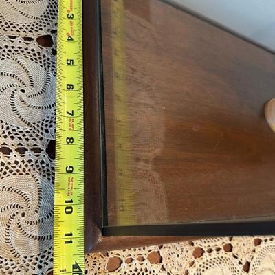 Hand-Crafted Wooden Model Ship in Glass Display Case – “Bomb Ketch Racehorse 1792”