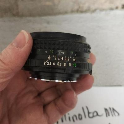 Sale Photo Thumbnail #867: Minolta Rokkor x 45 mm lens .. white writing