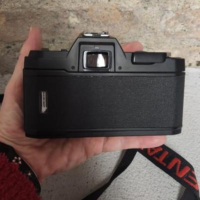 Sale Photo Thumbnail #872: Pentax P3..no lens but there is film in it. I chose not to open the back. Who knows what might be on that film ?