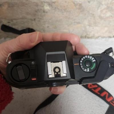 Sale Photo Thumbnail #873: Pentax P3..no lens but there is film in it. I chose not to open the back. Who knows what might be on that film ?