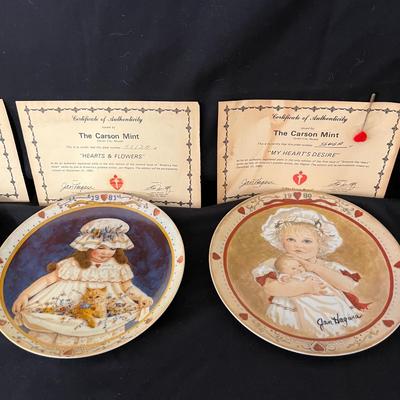 Jan Hagara Limited Edition Collector’s Plates (BOR-RG)