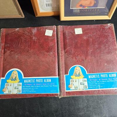 Assortment of Photo frames with two new photo albums
