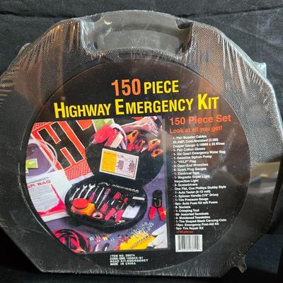 New 150 Piece Highway Emergency kit GREAT GIFT IDEA!