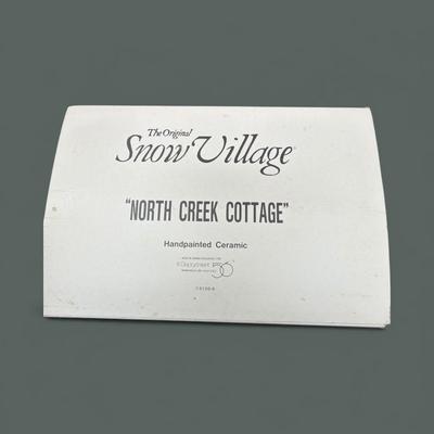 Sale Photo Thumbnail #371: Dept 56 Snow Village North Creek Cottage With Light and Cord  #5120-9  Includes Box