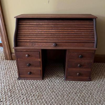 Miniature Roll Top Desk & Clock (BPR-RG)