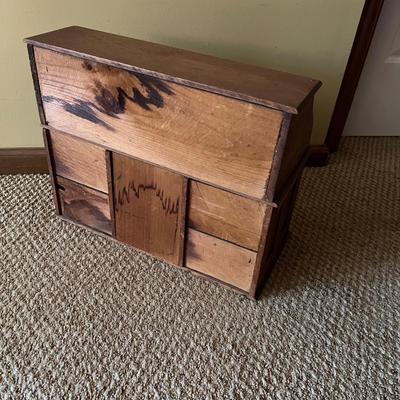 Miniature Roll Top Desk & Clock (BPR-RG)