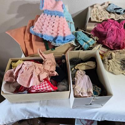 Sale Photo Thumbnail #369: Vintage Lot of Various Doll Clothes.