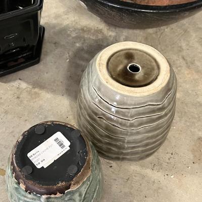 Assortment of Glazed Plant Pots & More (G-RG)