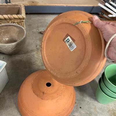 Assortment of Glazed Plant Pots & More (G-RG)
