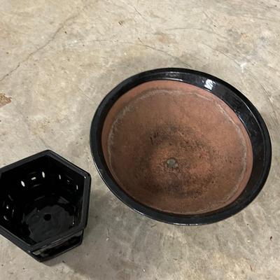 Assortment of Glazed Plant Pots & More (G-RG)