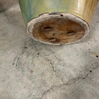 Trio of Large Glazed Plant Pots (G-RG)