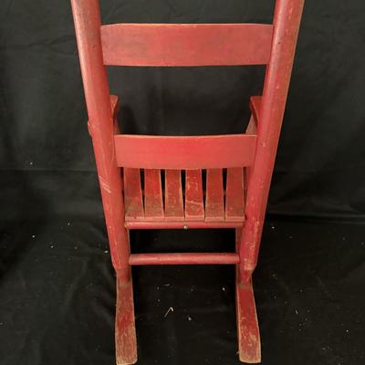 Wooden Child’s Rocker & Chair (G-MG)