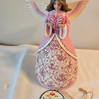 Sale Photo Thumbnail #400: Jim Shore, Pink Angel