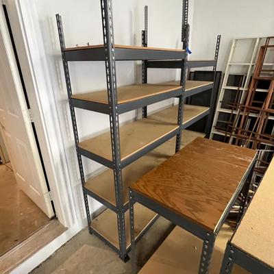 Four Heavy Duty Shelving Units (G-RG)