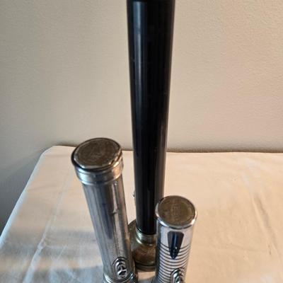 Sale Photo Thumbnail #407: Eveready Art Deco flashlights, set of 3