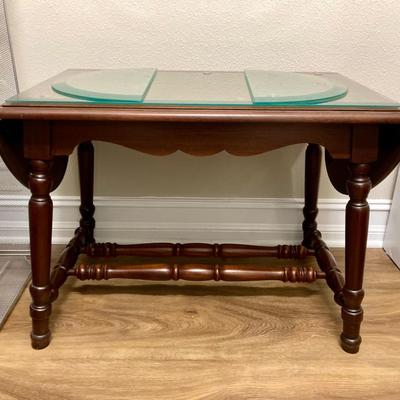 Sale Photo Thumbnail #451: Vintage Small Table with Drop Leaf