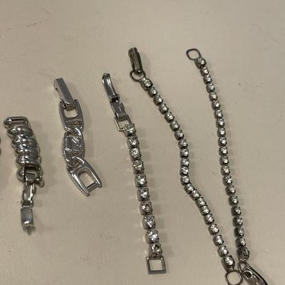 Silver tone jewelry extenders