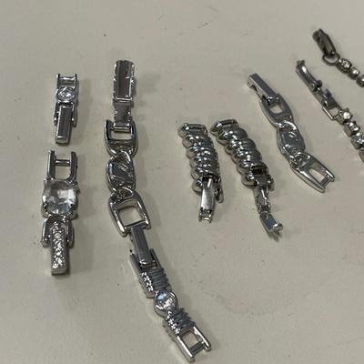 Silver tone jewelry extenders