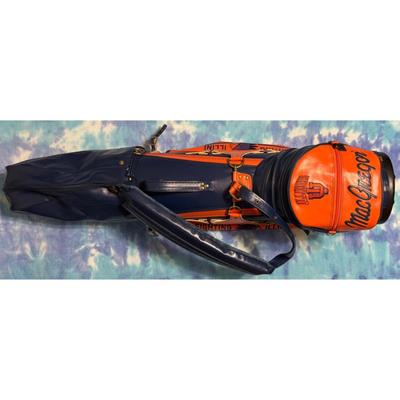 Vintage Fighting Illini Chief Illiniwek Golf Bag University Illinois Blue Orange