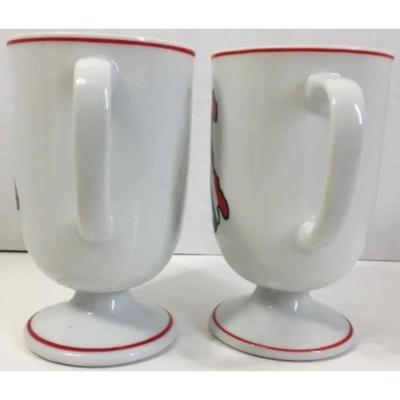 2 Vintage Italy Mugs - Mediterranean / Europe / Rome / Milan / Venice Italian