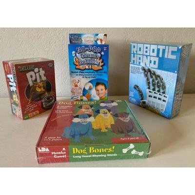 4 Games - No Pop Stunt Bubbles / Pit / Dog Bones! / Robotic Hand