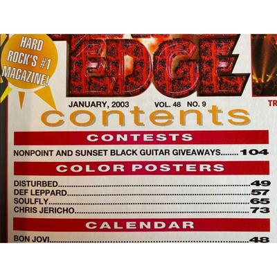 Aerosmith Classic Rock and Metal Edge Magazine Lot - Steven Tyler / Gene Simmons