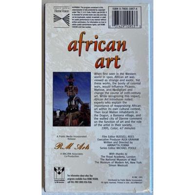 African Art Sealed VHS Videotape - Written & Directed by Aminatta Forna