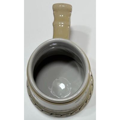 Vintage Ceramarte Free Lunch Beer 5 Cents Ceramic Mug Brazil