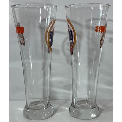 2 Vintage Miller Lite A True Pilsner Hooters Beer Glasses
