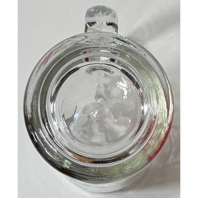 Vintage River Downs Racetrack "Spend a Buck" Glass Mug Horse Miller High Life