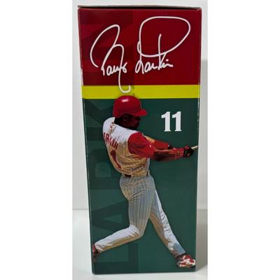 Dinsmore Barry Larkin Cincinnati Reds Hall of Fame Bobblehead MLB Baseball