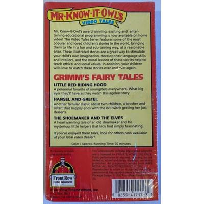 Animated Kids VHS Videotapes Grimm's Fairy Tales / Joan Of Arc / Reader's Digest