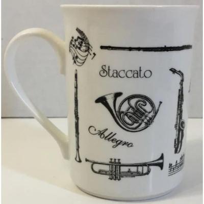 Berkshire Bone China Music Mug Musical Instrument