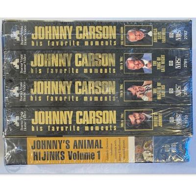 Comedy Sealed VHS Lot - Johnny Carson: The Carson Collection & Red Skelton