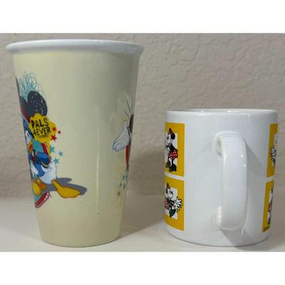 Minnie Mouse Kilncraft STL England Mug & Mickey Pals 4 Ever Tumbler Donald Duck