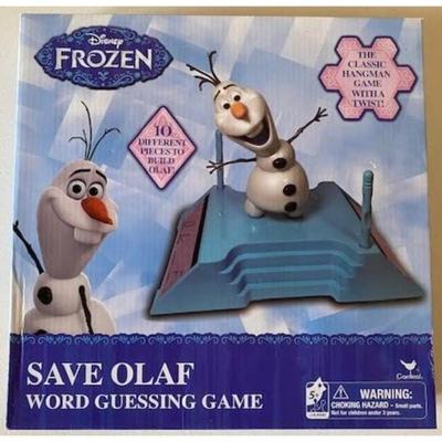 Disney SAVE OLAF Word Guessing Game - Frozen NEW