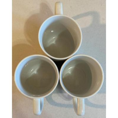 3 Vintage FAA Employees Credit Union "We're Flying High! Mugs Airplane Aviation