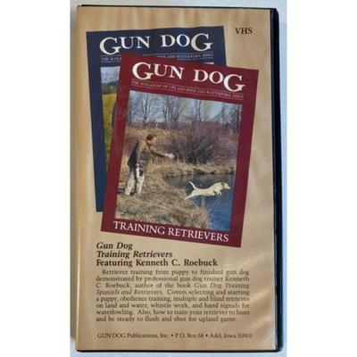 Gun Dog - Training Retrievers Featuring Kenneth C. Roebuck VHS Videotape