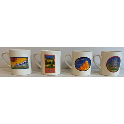 Hotel Mugs: Brown Palace Denver / Willard Washington D.C. / Breakers Palm Beach